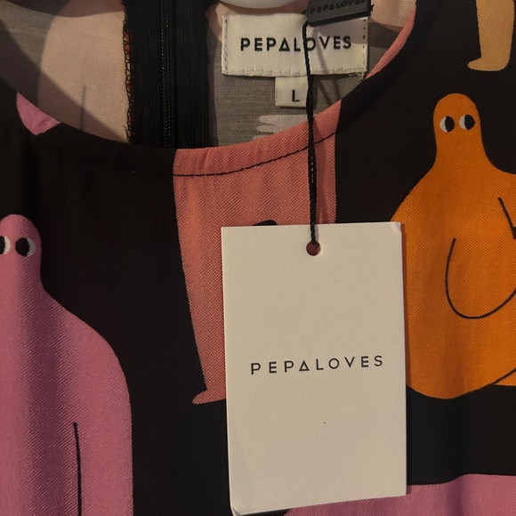NWT Pepaloves  Yeti midi dress - Picture 2 of 4